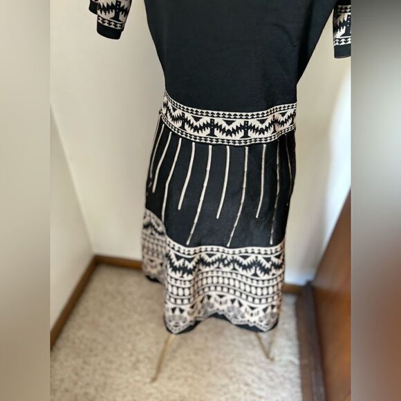 Jealous Tomato black and tan short sleeve dress size S - Picture 7 of 10